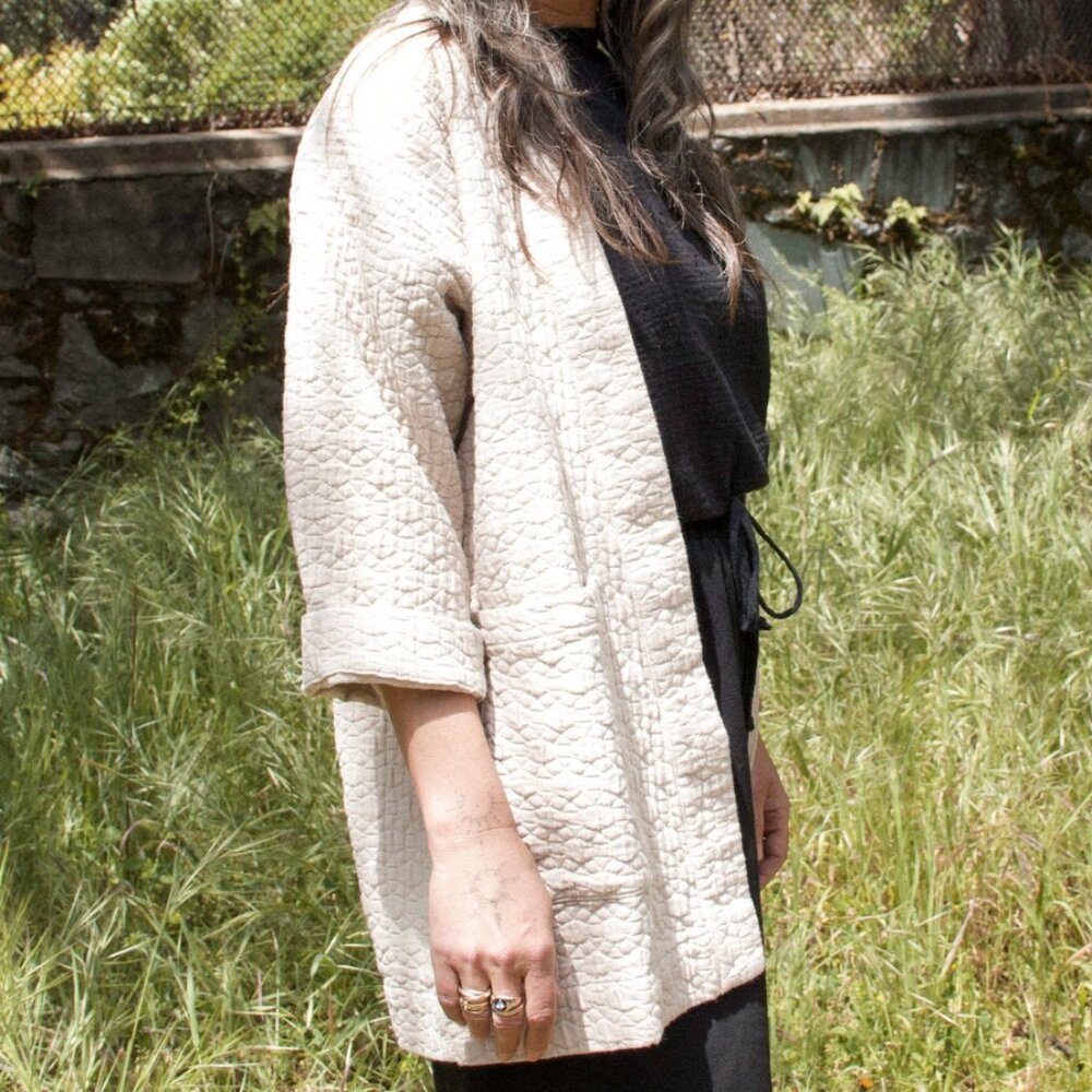 Curator SF Jules cardigan mushroom